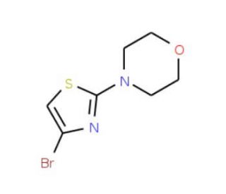 4-(4-Bromo-1,3-thiazol-2-yl)morpholine (CAS 1017781-60-0) - chemical structure image