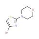 4-(4-Bromo-1,3-thiazol-2-yl)morpholine (CAS 1017781-60-0) - chemical structure image