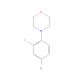 4-(4-Bromo-2-fluorophenyl)morpholine (CAS 513068-89-8) - chemical structure image