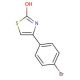 4-(4-Bromophenyl)-2-hydroxythiazole (CAS 3884-34-2) - chemical structure image