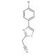 4-(4-Bromophenyl)-2-thiazoleacetonitrile (CAS 94833-31-5) - chemical structure image