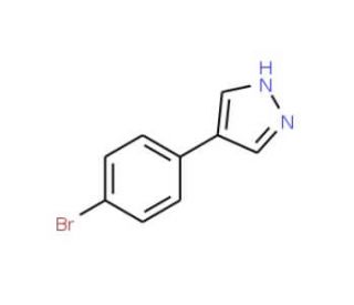 4-(4-Bromophenyl)pyrazole (CAS 849021-16-5) - chemical structure image