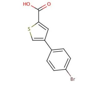 4-(4-Bromophenyl)thiophene-2-carboxylic acid (CAS 26145-14-2) - chemical structure image