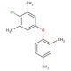 4-(4-Chloro-3,5-dimethylphenoxy)-3-methylaniline - chemical structure image