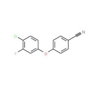 4-(4-Chloro-3-fluorophenoxy)benzenecarbonitrile - chemical structure image