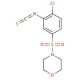 4-(4-Chloro-3-isothiocyanato-benzenesulfonyl)-morpholine - chemical structure image