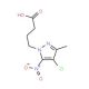 4-(4-Chloro-3-methyl-5-nitro-1H-pyrazol-1-yl)-butanoic acid - chemical structure image
