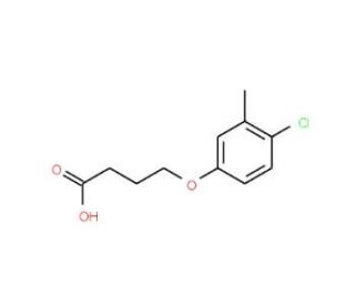 4-(4-Chloro-3-methyl-phenoxy)-butyric acid (CAS 23609-99-6) - chemical structure image