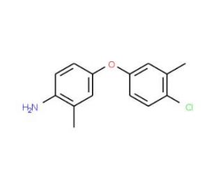 4-(4-Chloro-3-methylphenoxy)-2-methylphenylamine - chemical structure image