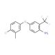 4-(4-Chloro-3-methylphenoxy)-2-(trifluoromethyl)-phenylamine - chemical structure image