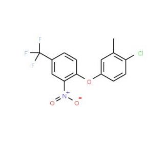4-(4-Chloro-3-methylphenoxy)-3-nitro-benzotrifluoride (CAS 1799-97-9) - chemical structure image
