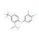 4-(4-Chloro-3-methylphenoxy)-3-nitro-benzotrifluoride (CAS 1799-97-9) - chemical structure image