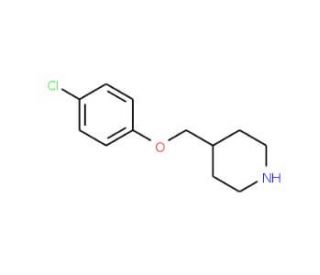 4-(4-Chloro-phenoxymethyl)-piperidine (CAS 63608-33-3) - chemical structure image