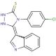 4-(4-Chloro-phenyl)-5-(1H-indol-3-yl)-4H-[1,2,4]triazole-3-thiol - chemical structure image