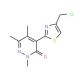 4-[4-(chloromethyl)-1,3-thiazol-2-yl]-2,5,6-trimethylpyridazin-3(2H)-one - chemical structure image