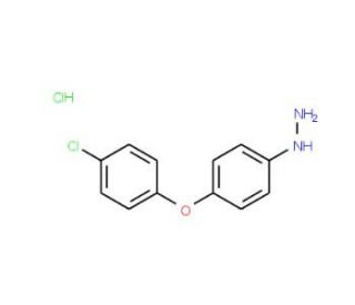 4-(4-Chlorophenoxy)phenylhydrazinehydrochloride (CAS 849021-09-6) - chemical structure image