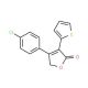 4-(4-chlorophenyl)-3-thien-2-ylfuran-2(5H)-one - chemical structure image