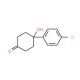 4-(4-Chlorophenyl)-4-hydroxycyclohexanone (CAS 36716-71-9) - chemical structure image