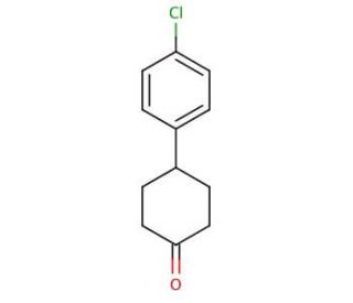4-(4-Chlorophenyl)cyclohexanone (CAS 14472-80-1) - chemical structure image