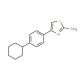 4-(4-Cyclohexyl-phenyl)-thiazol-2-ylamine (CAS 105512-86-5) - chemical structure image