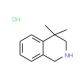 4,4-Dimethyl-1,2,3,4-tetrahydroisoquinoline HCl (CAS 41565-86-0) - chemical structure image