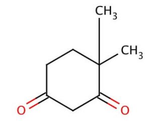 4,4-Dimethyl-1,3-cyclohexanedione (CAS 562-46-9) - chemical structure image
