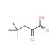 4,4-Dimethyl-2-oxo-pentanoic acid (CAS 34906-87-1) - chemical structure image
