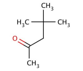4,4-Dimethyl-2-pentanone (CAS 590-50-1) - chemical structure image