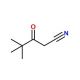 4,4-Dimethyl-3-oxopentanenitrile (CAS 59997-51-2) - chemical structure image