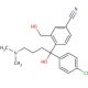 4-[4-(Dimethylamino)-1-(4′-chlorophenyl)-1-hydroxybutyl]-3-(hydroxymethyl)-benzonitrile - chemical structure image