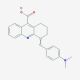 4-(4-Dimethylamino-benzylidene)-1,2,3,4-tetrahydro-acridine-9-carboxylic acid - chemical structure image
