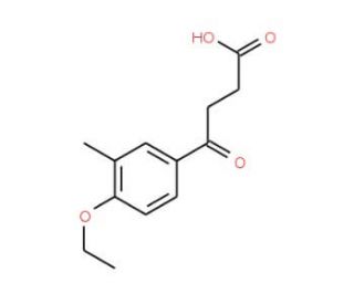 4-(4-Ethoxy-3-methyl-phenyl)-4-oxo-butyric acid (CAS 150435-98-6) - chemical structure image