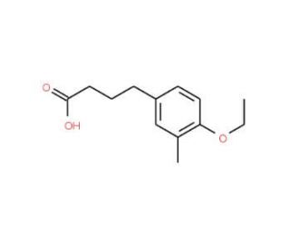 4-(4-Ethoxy-3-methyl-phenyl)-butyric acid (CAS 878431-90-4) - chemical structure image