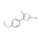 4-(4-Ethoxy-phenyl)-5-methyl-thiazol-2-ylamine - chemical structure image