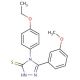 4-(4-ethoxyphenyl)-5-(3-methoxyphenyl)-4H-1,2,4-triazole-3-thiol - chemical structure image