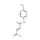 4-(4-Ethylanilino)-4-oxo-2-butenoic acid - chemical structure image