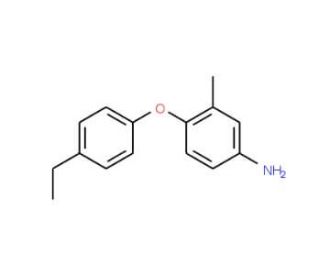 4-(4-Ethylphenoxy)-3-methylaniline - chemical structure image