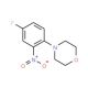 4-(4-Fluoro-2-nitrophenyl)morpholine (CAS 238418-75-2) - chemical structure image