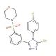 4-(4-Fluoro-phenyl)-5-[3-(morpholine-4-sulfonyl)-phenyl]-4H-[1,2,4]triazole-3-thiol - chemical structure image