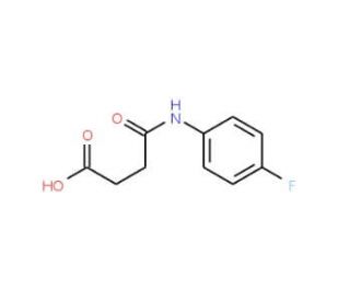 4-(4-Fluoroanilino)-4-oxobutanoic acid (CAS 199461-14-8) - chemical structure image