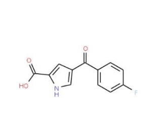 4-(4-Fluorobenzoyl)-1H-pyrrole-2-carboxylic acid - chemical structure image