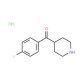 4-(4-Fluorobenzoyl)piperidine HCl (CAS 25519-78-2) - chemical structure image