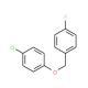 4-(4-Fluorobenzyloxy)chlorobenzene (CAS 332-04-7) - chemical structure image