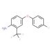 4-(4-Fluorophenoxy)-2-(trifluoromethyl)aniline - chemical structure image