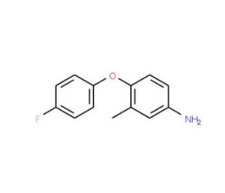 4-(4-Fluorophenoxy)-3-methylaniline - chemical structure image
