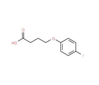 4-(4-fluorophenoxy)butanoic acid (CAS 1549-77-5) - chemical structure image