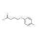 4-(4-fluorophenoxy)butanoic acid (CAS 1549-77-5) - chemical structure image