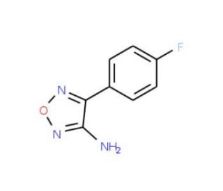 4-(4-fluorophenyl)-1,2,5-oxadiazol-3-amine - chemical structure image