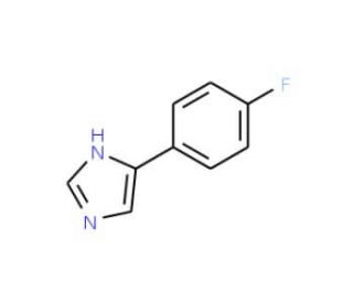 4-(4-Fluorophenyl)-1H-imidazole (CAS 65020-70-4) - chemical structure image