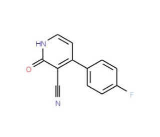 4-(4-Fluorophenyl)-2-oxo-1,2-dihydro-3-pyridinecarbonitrile - chemical structure image